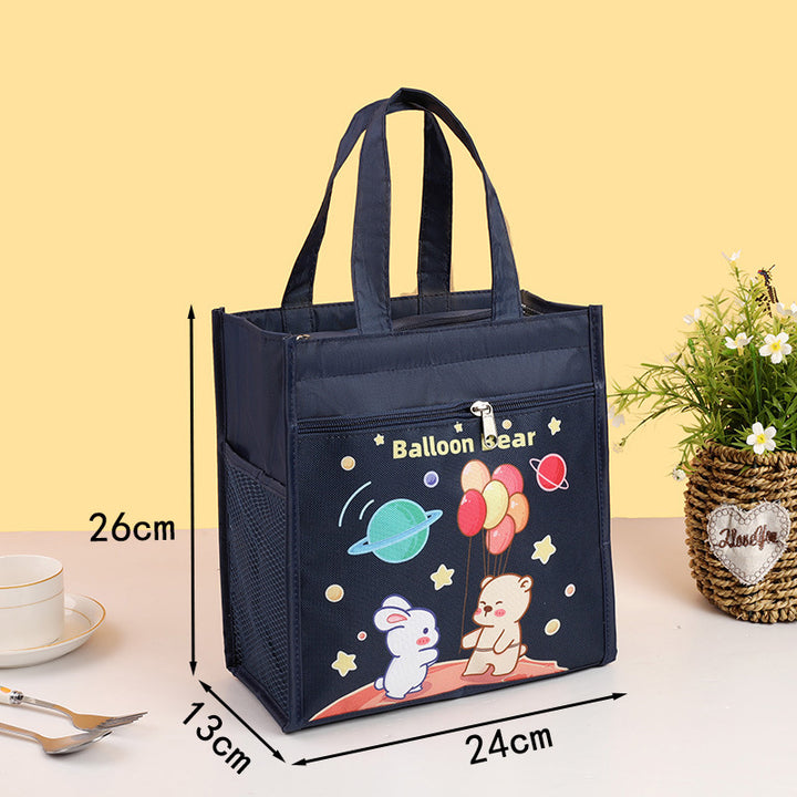 Insulated Bear-Themed Lunch Tote Kalsten