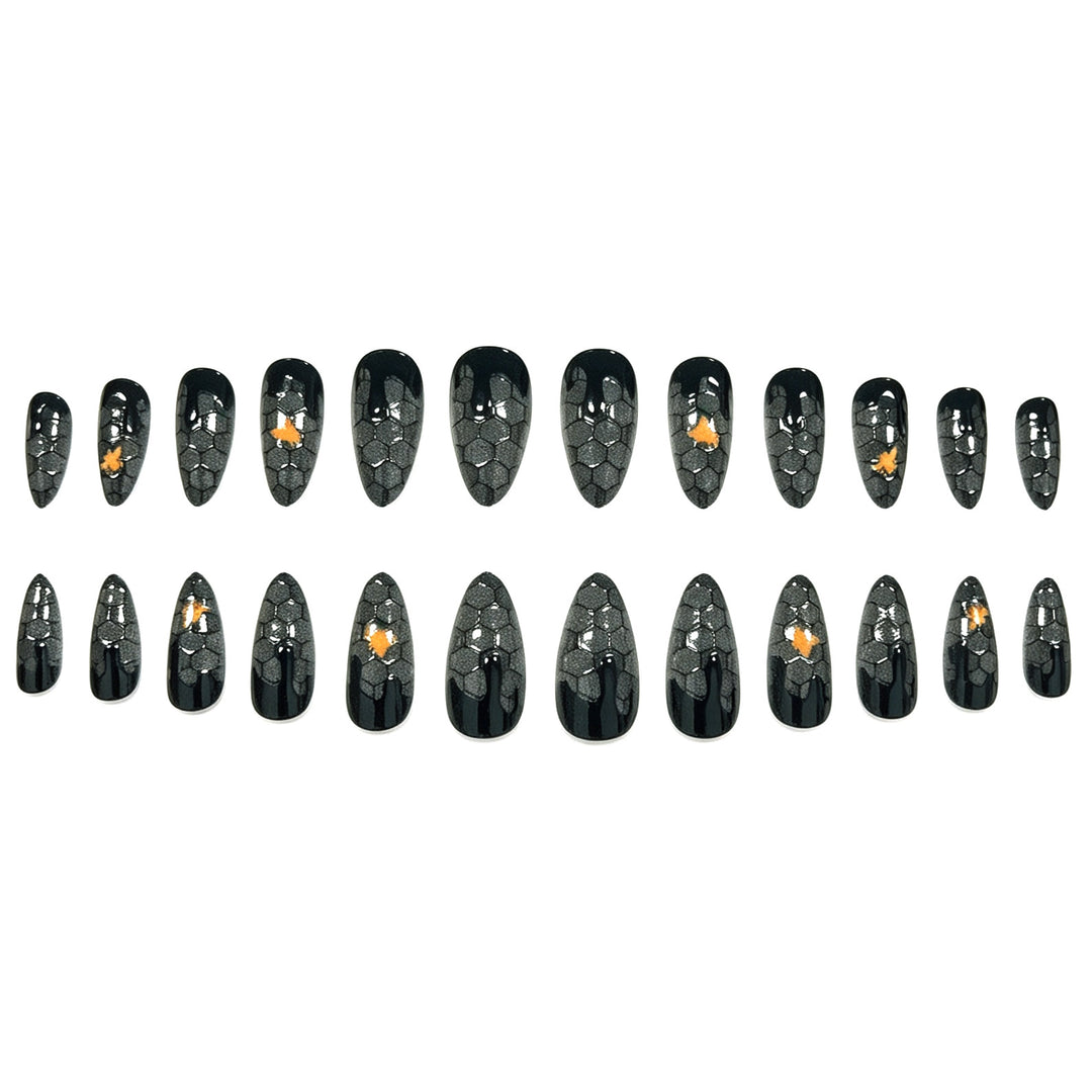 Artistic Honeycomb Nail Enhancements Kalsten