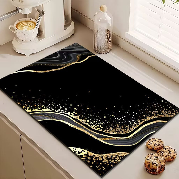 Abstract Design Kitchen Mat