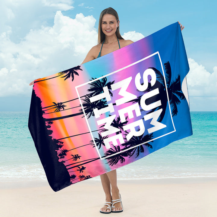 Beach towel with artistic mandala design Kalsten