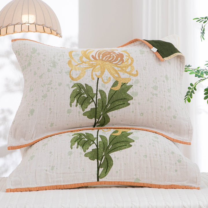 Women Decorative Pillow with Floral Pattern and High-Quality Cotton Kalsten