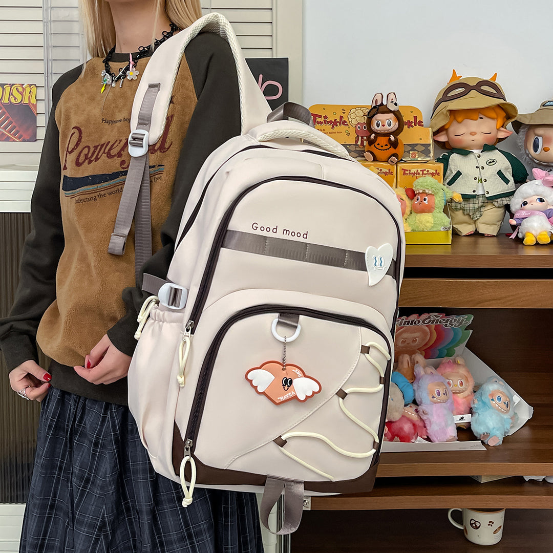 Backpack with Stylish Design and Practical Exterior Pockets Kalsten