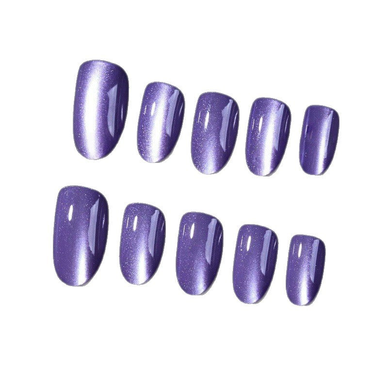 Elegant artificial nails with shimmering gradient effect Kalsten