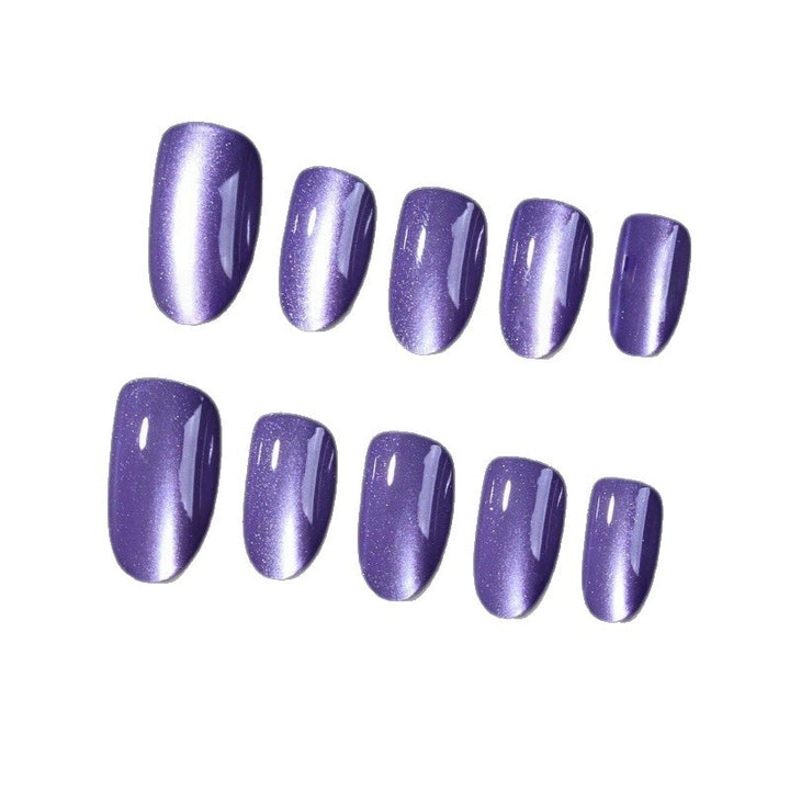 Elegant artificial nails with shimmering gradient effect Kalsten