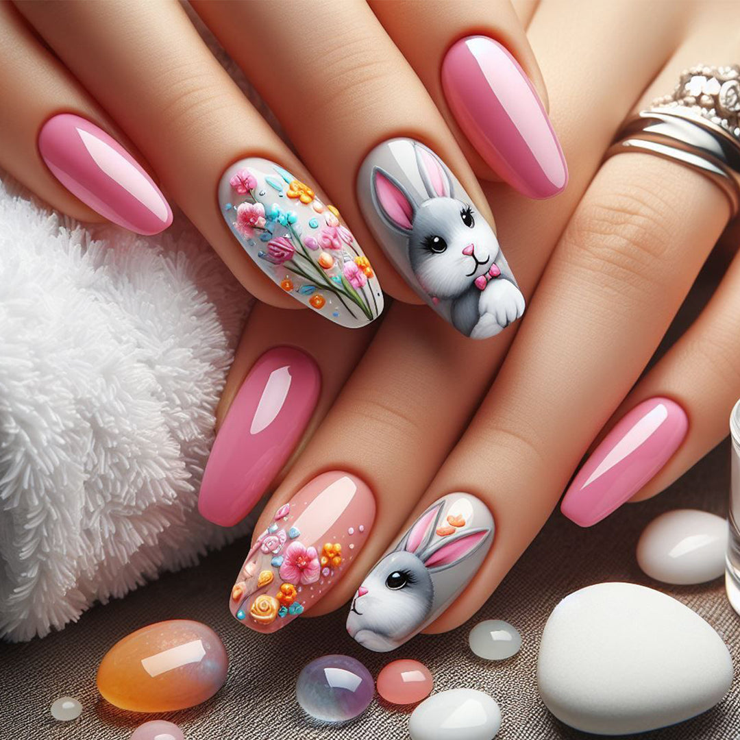 Whimsical Bunny Nail Art Kit Kalsten