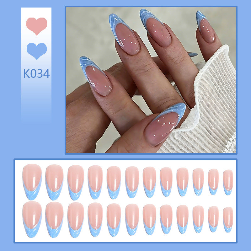 Elegant artificial nails with curved tips Kalsten