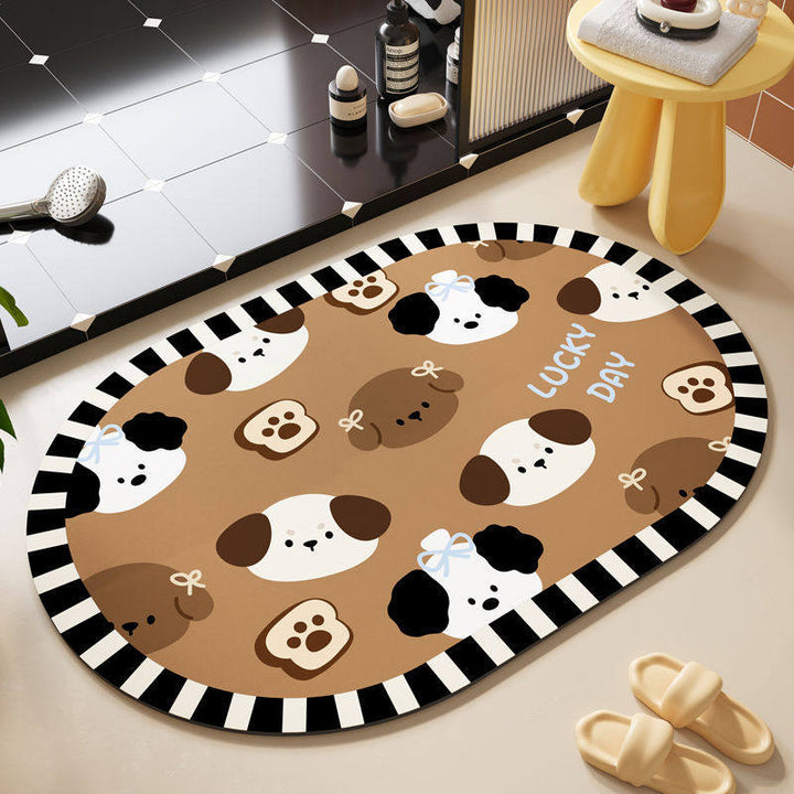 Decorative Bath Mat Kalsten