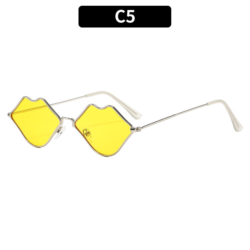 Quirky Lip-Shaped Sunglasses