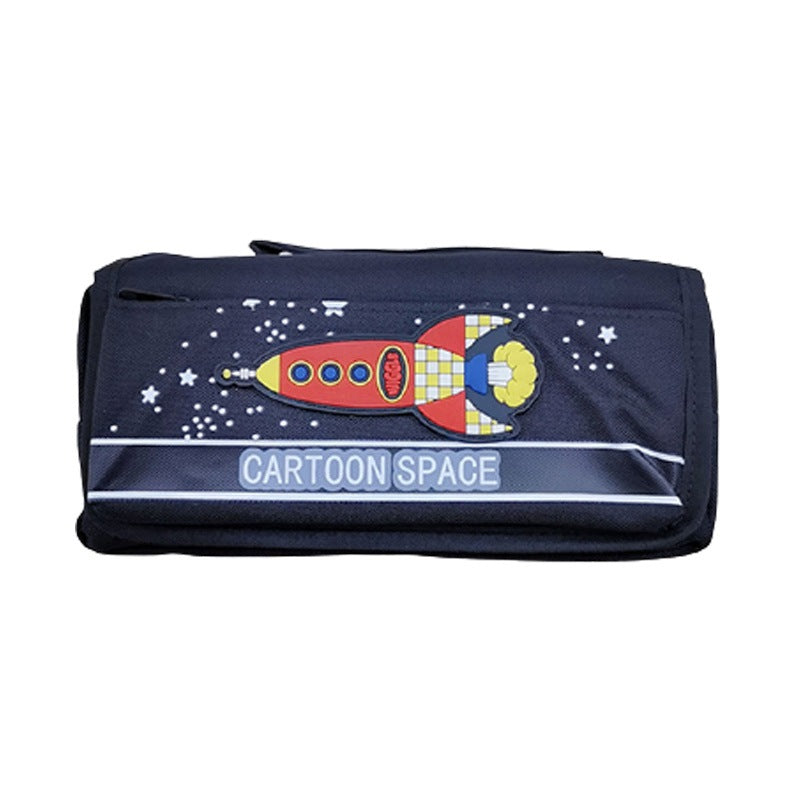 Cartoon-Themed Space Pencil Case