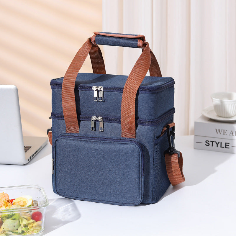 Insulated Multi-Compartment Food Cooler Tote Kalsten