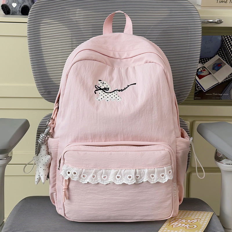 Stylish Embroidered Animal-Themed Backpack Kalsten