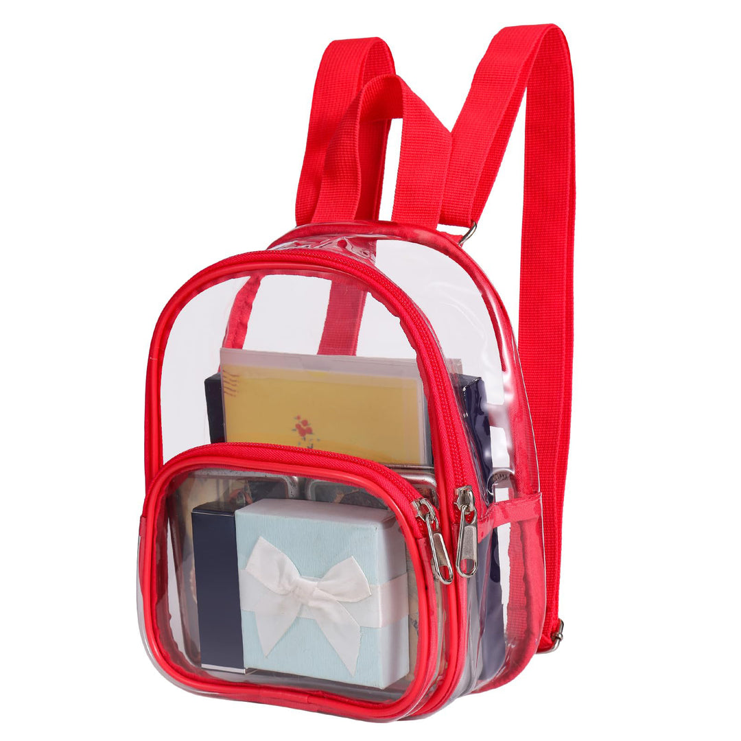 Unisex transparent backpack with multiple compartments Kalsten