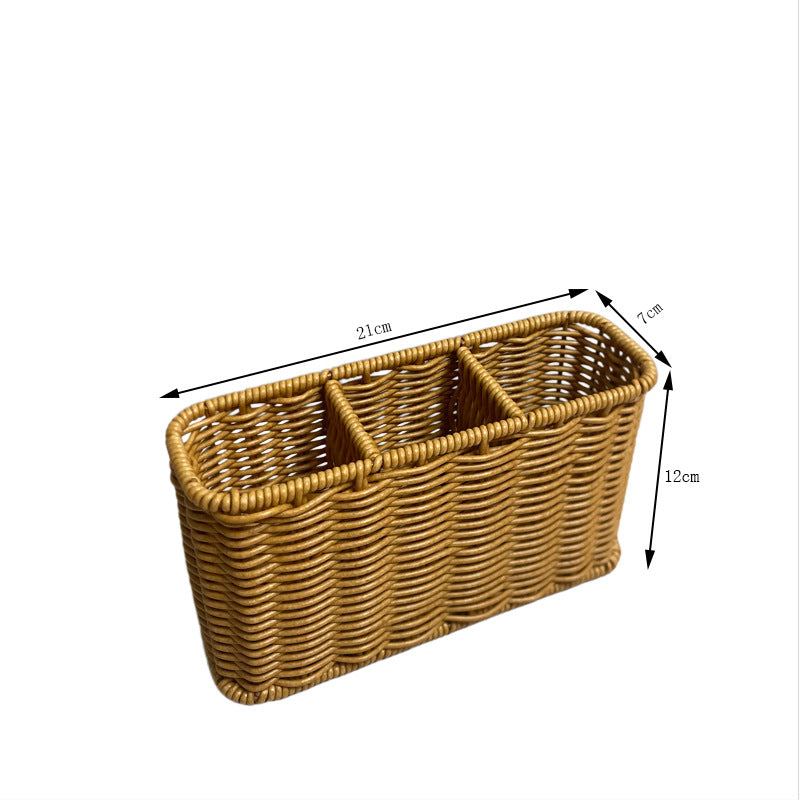 Stylish Rectangular Woven Storage Organizer Kalsten
