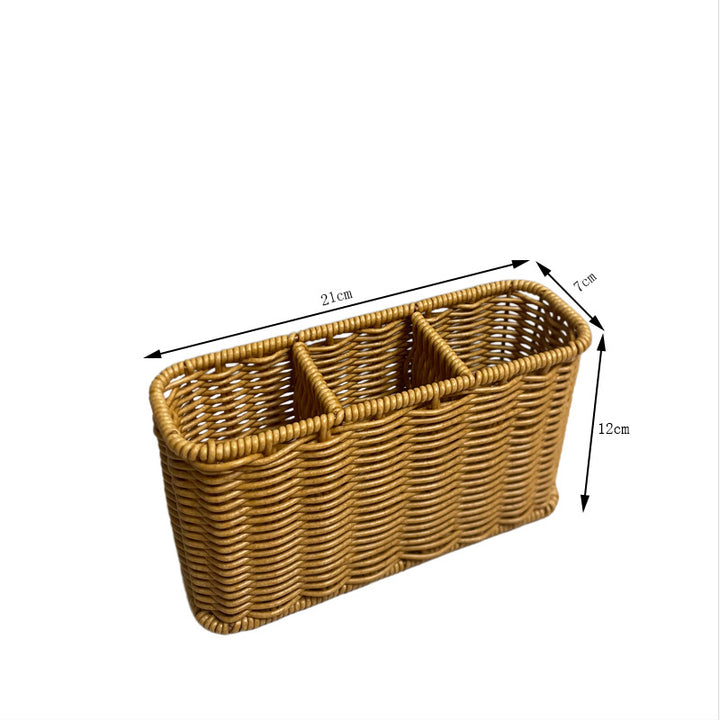 Stylish Rectangular Woven Storage Organizer Kalsten