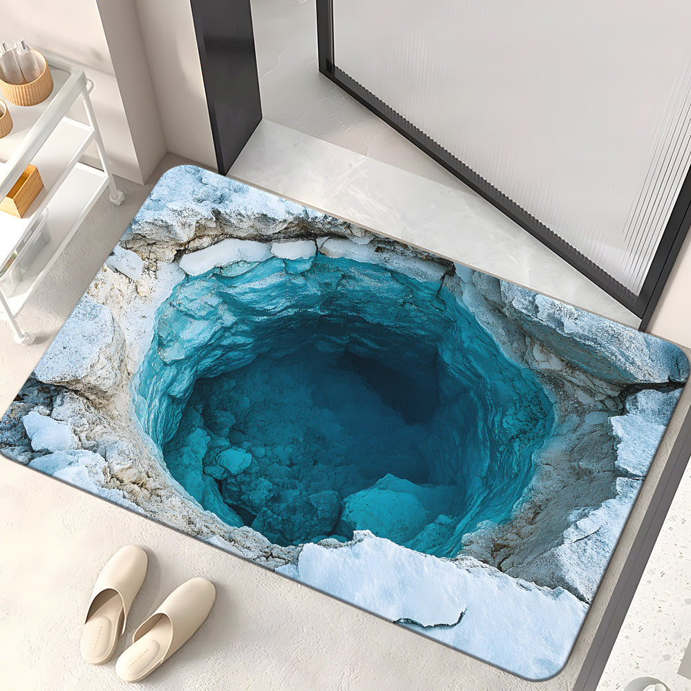 Aquatic-Themed Bath Mat Kalsten