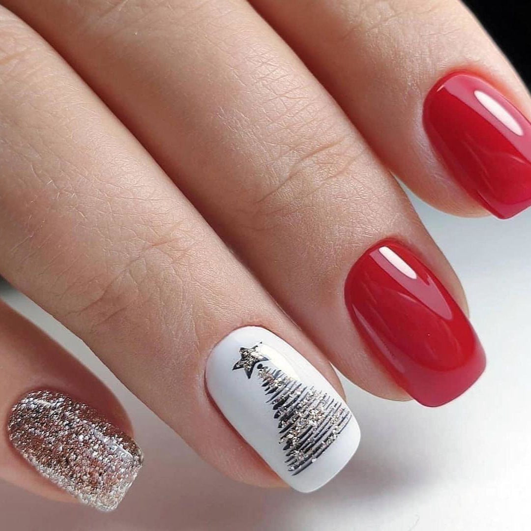 Festive Holiday Nail Art Set Kalsten