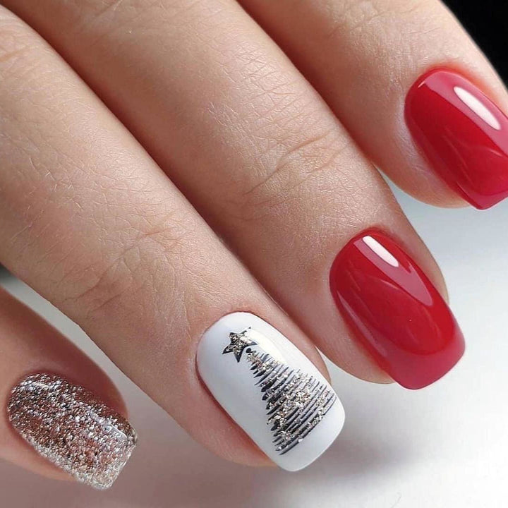 Festive Holiday Nail Art Set Kalsten