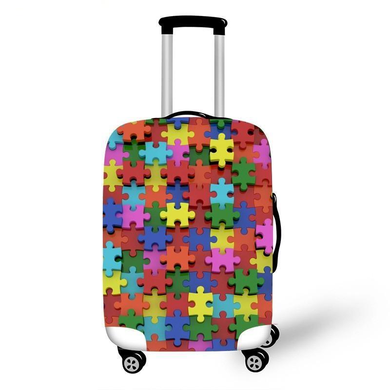 Women's hard shell suitcase with diverse floral design Kalsten