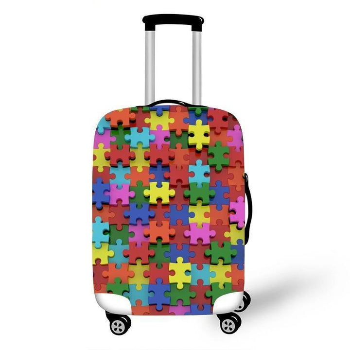 Women's hard shell suitcase with diverse floral design Kalsten