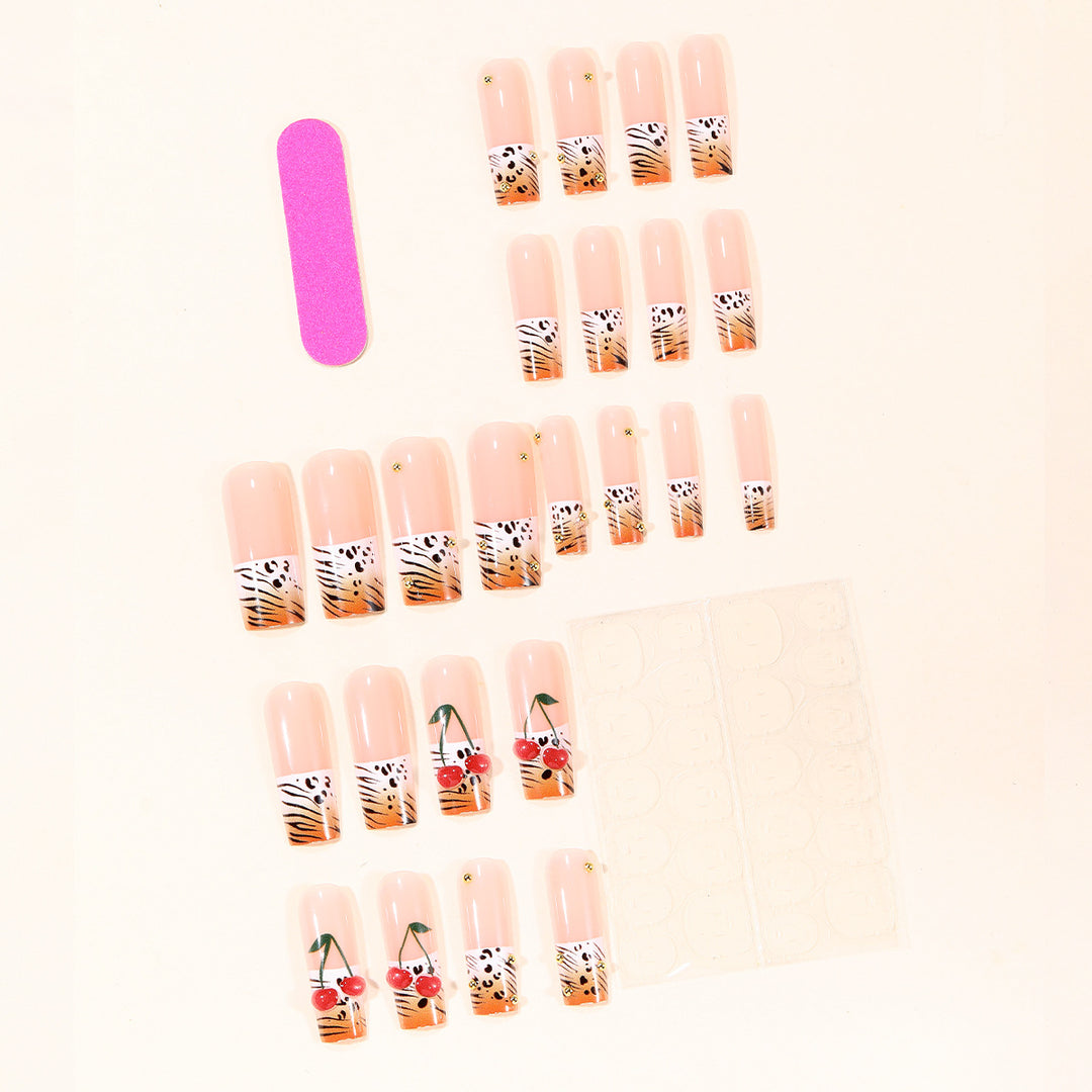 Artistic Safari Print Nail Art Extensions Kalsten