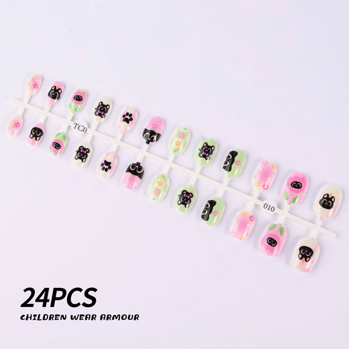 Children's Fun-Themed Press-On Nail Set Kalsten