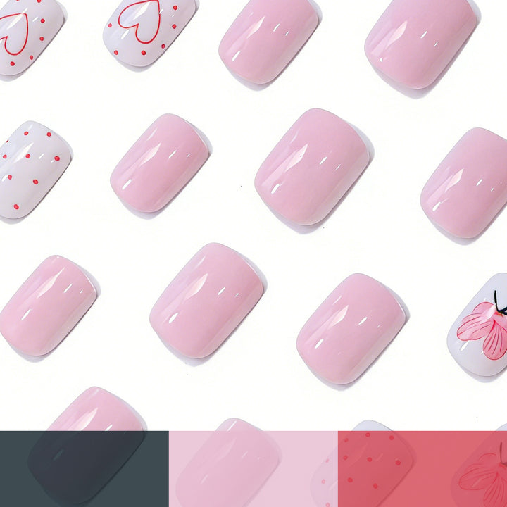 Creative Floral Acrylic Nail Art Set Kalsten