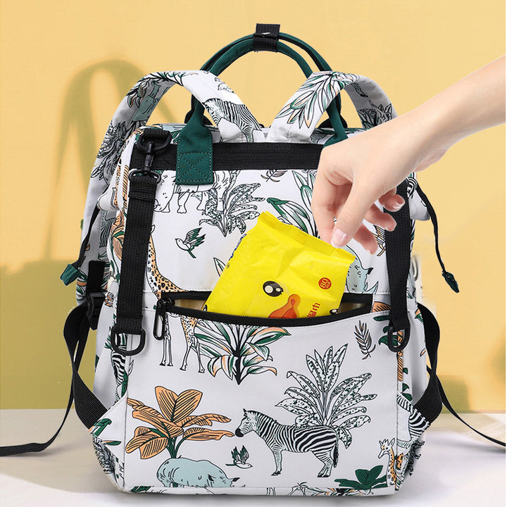 Quilted Multi-Compartment Backpack Kalsten