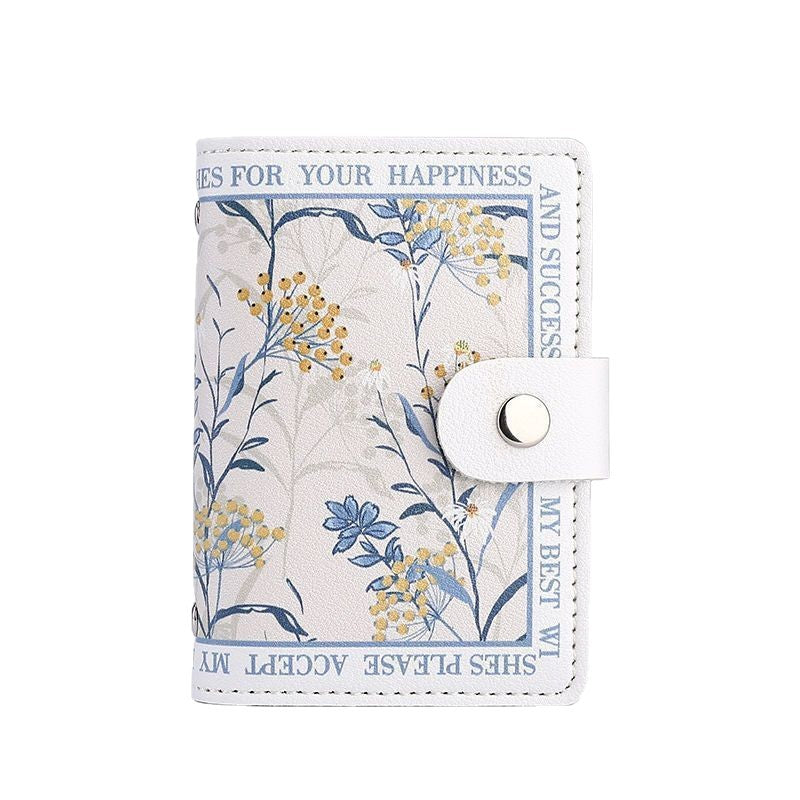 Floral Print Zippered Wallet Kalsten
