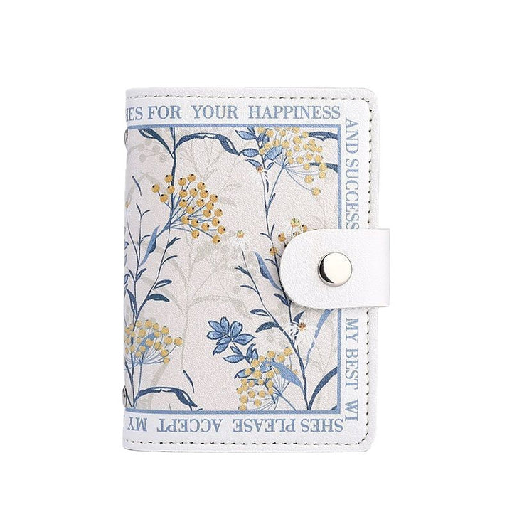 Floral Print Zippered Wallet Kalsten