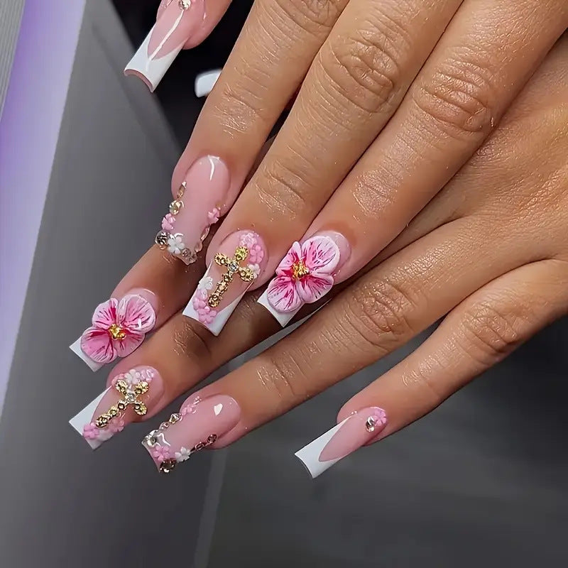 Artistic Floral Nail Art Extensions Kalsten 1787913849