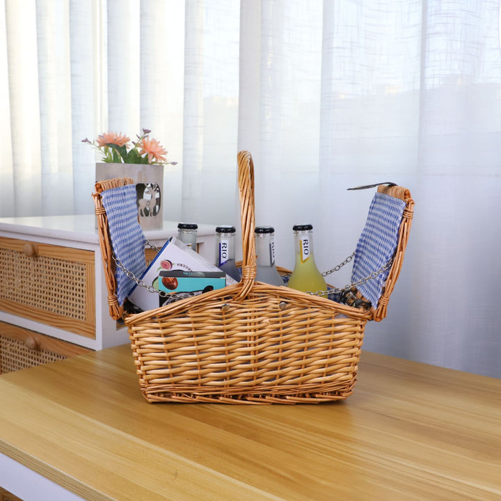Picnic blanket with waterproof bottom and check pattern Kalsten