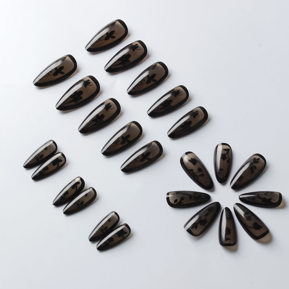 Elegant Floral Design Press-On Nails Kalsten