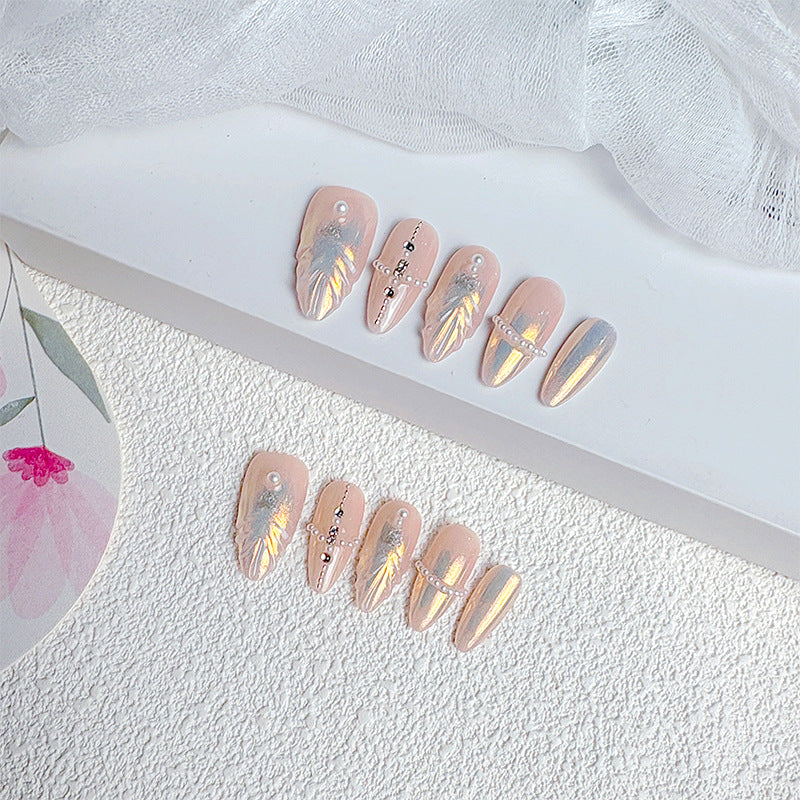 Premium French Tip Press-On Nails Kalsten