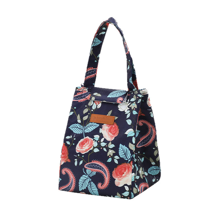 Floral Print Insulated Lunch Tote Kalsten