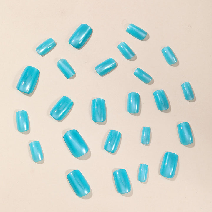 Glossy Gradient Nail Art Extensions Kalsten