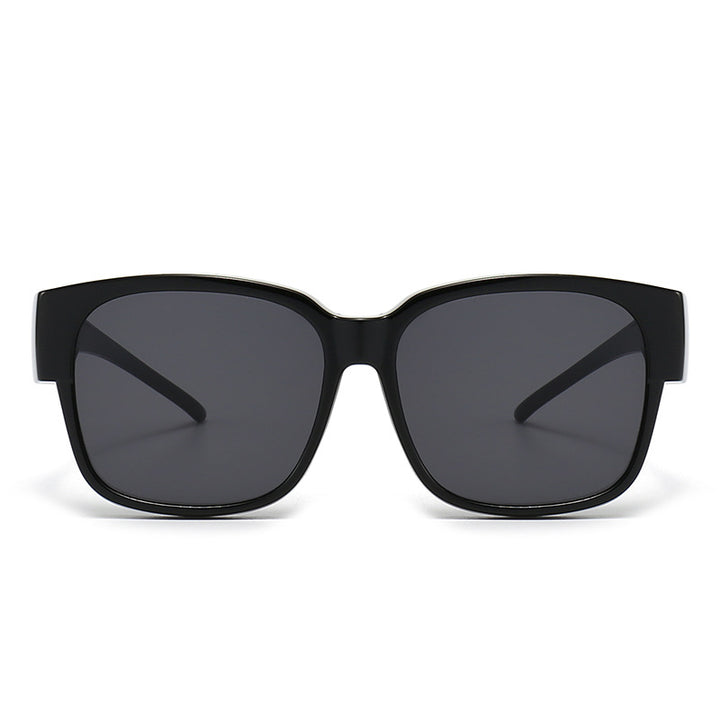 Women's stylish rectangular sunglasses with yellow lenses Kalsten