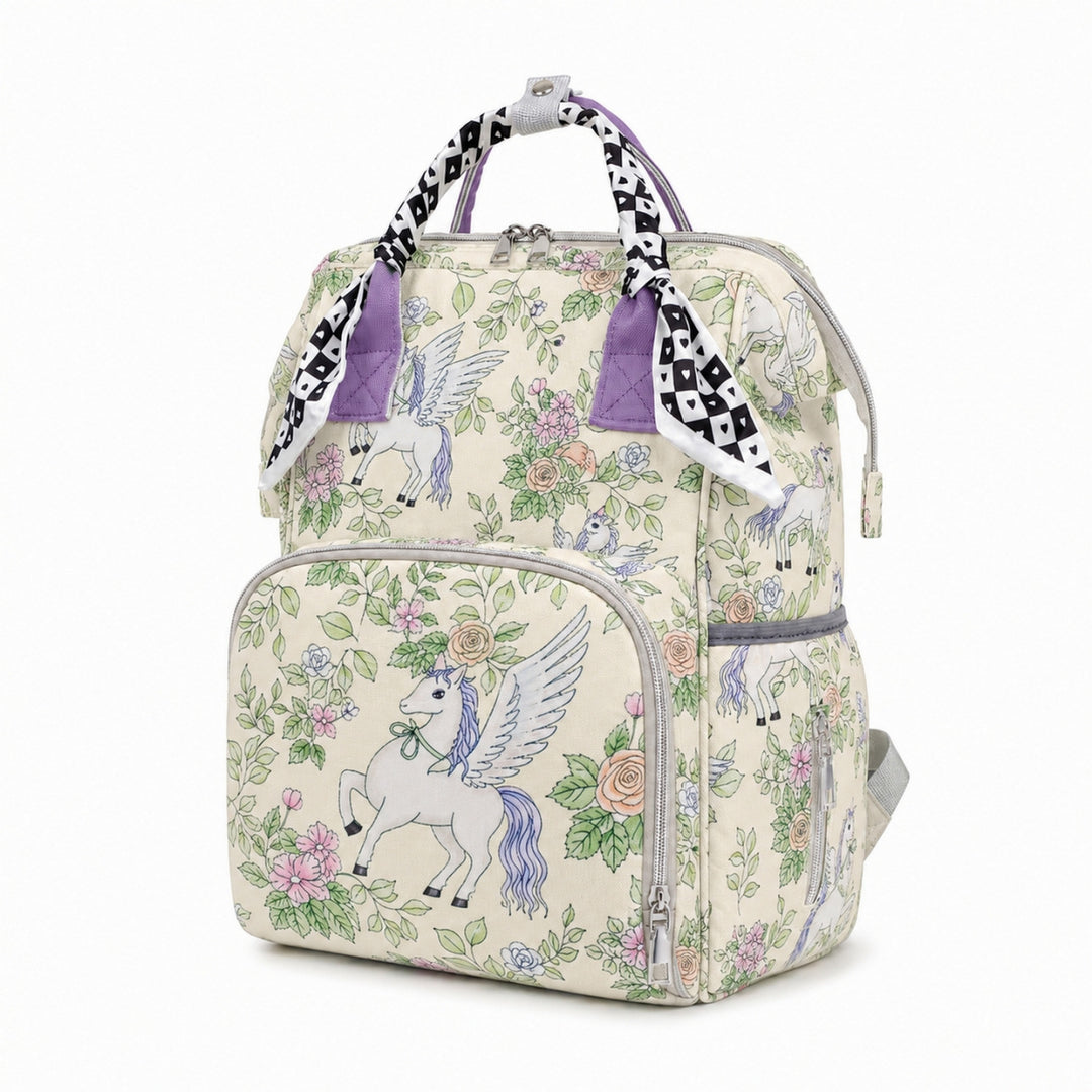 Floral Design Multi-Functional Travel Backpack Kalsten