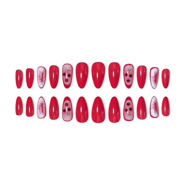 Creative Cherry Nail Art Extensions Kalsten