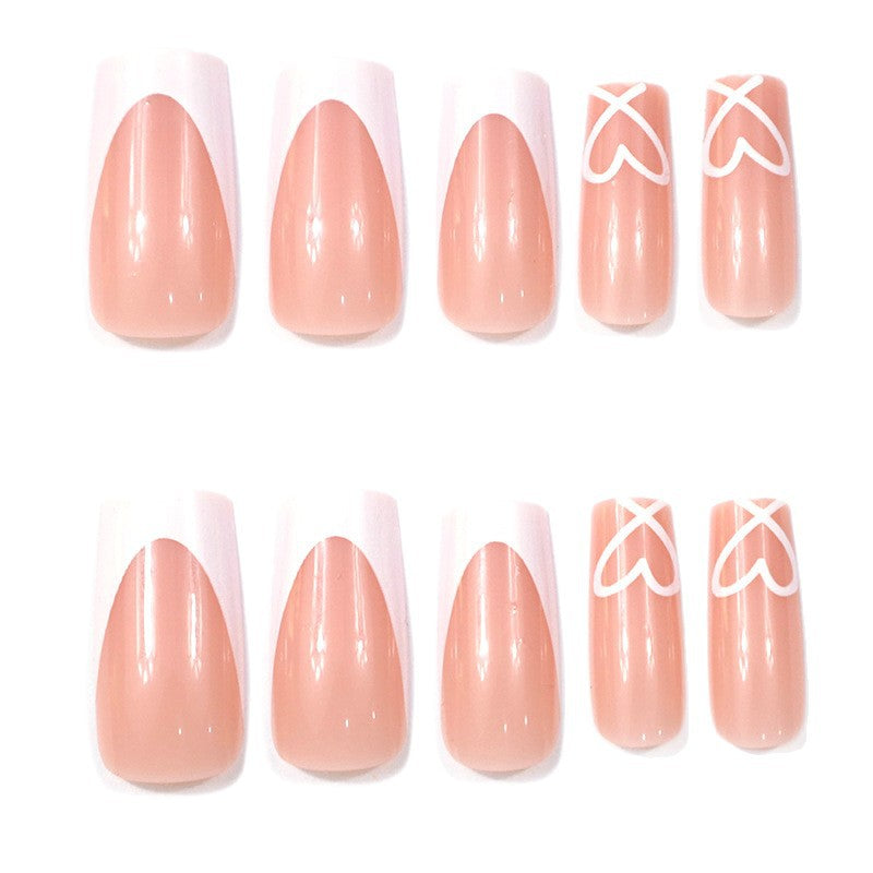 Fashionable French Tip Nail Extensions Kalsten