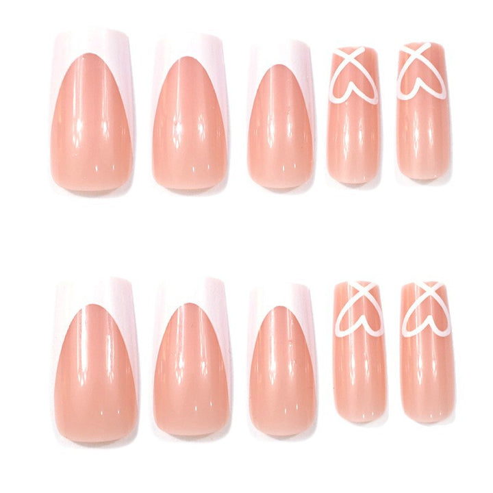 Fashionable French Tip Nail Extensions Kalsten