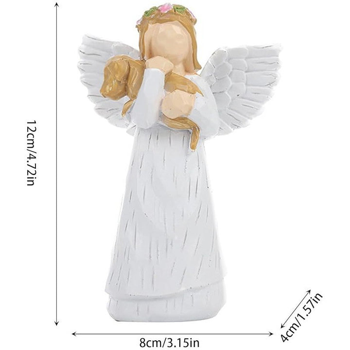 Decorative Angel Figurine with Heart Kalsten