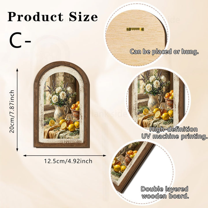 Wall decoration with lemon pattern Kalsten