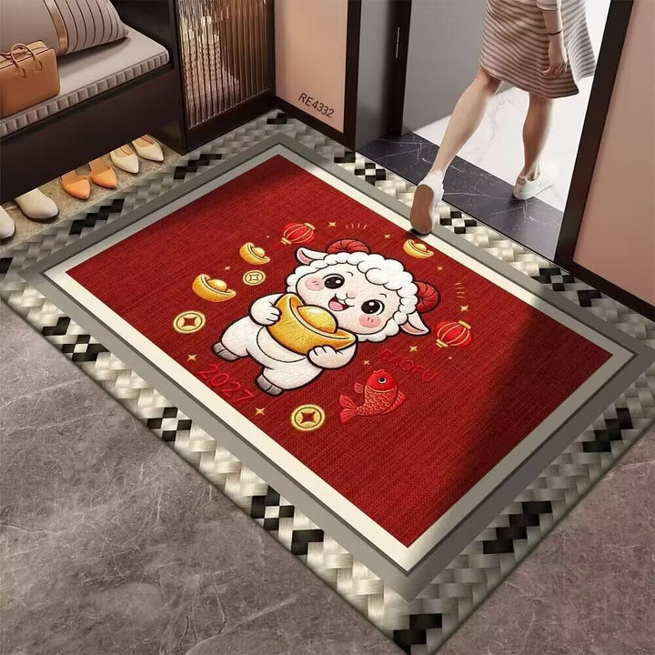 Cute Cartoon Animal Themed Area Rug