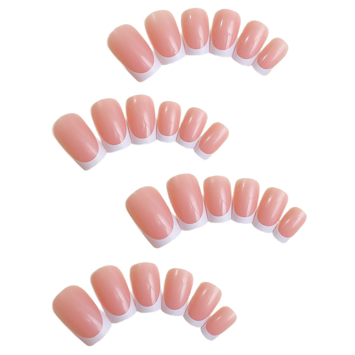 Press-On French Tip Nail Set Kalsten