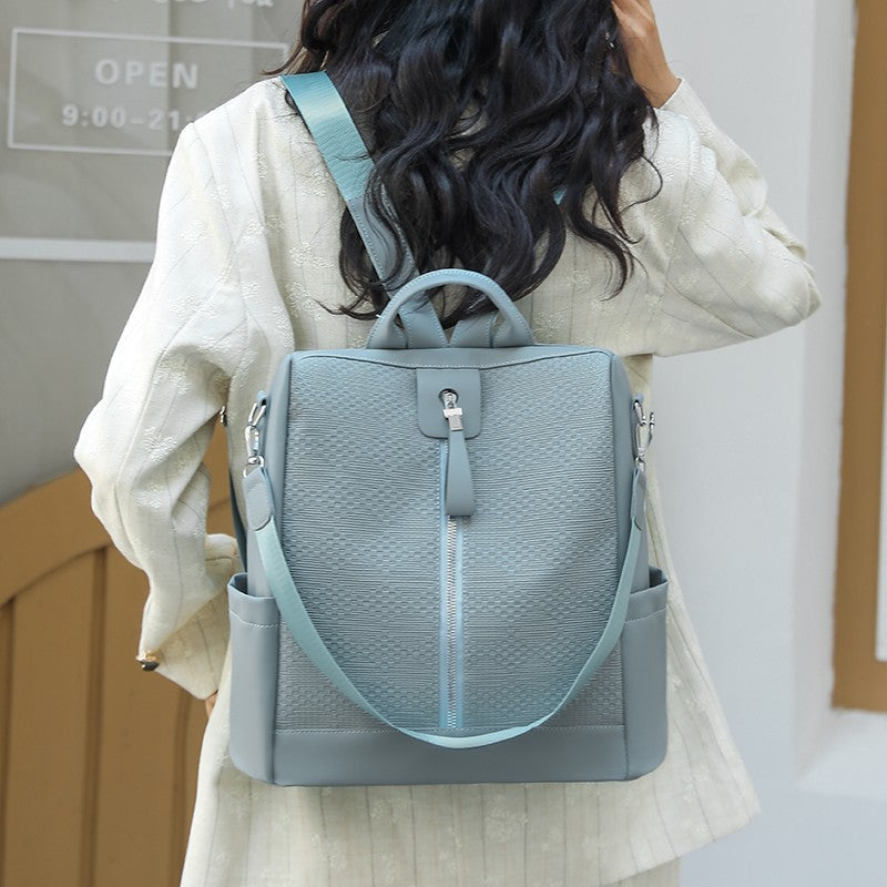 Textured Multi-Pocket Backpack Kalsten