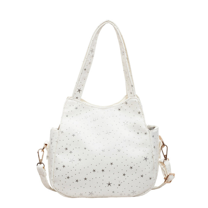 WoStar-Patterned Canvas Hobo Bag Kalsten