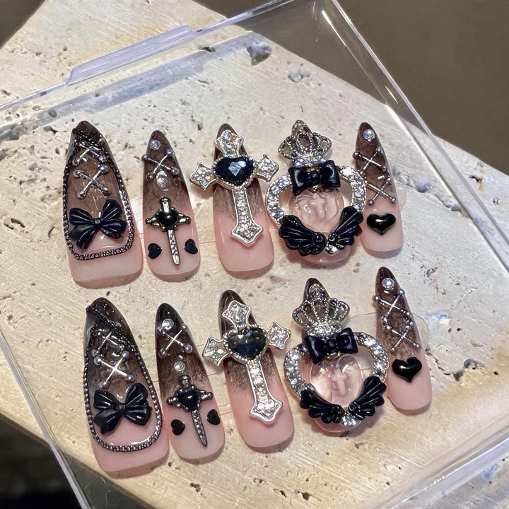 Gothic-Inspired Artistic Nail Art Tips