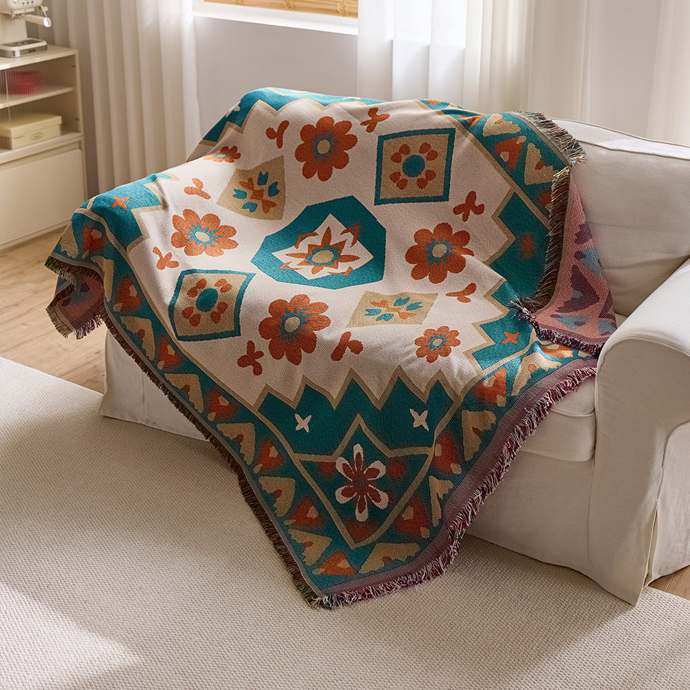 Cozy Cartoon-Themed Throw Blanket