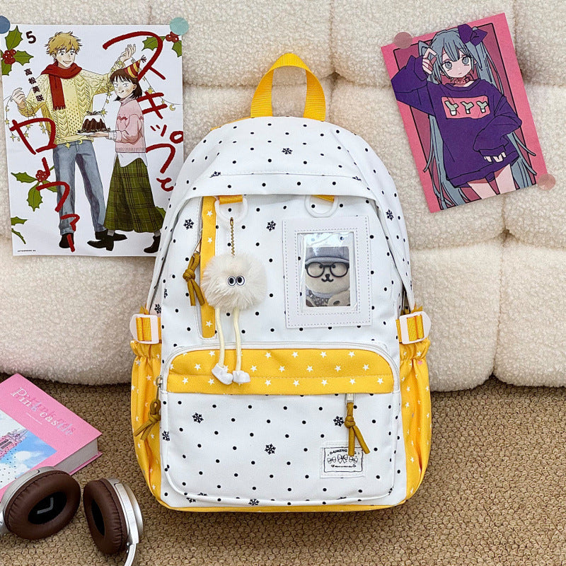 Playful Polka Dot Design Backpack