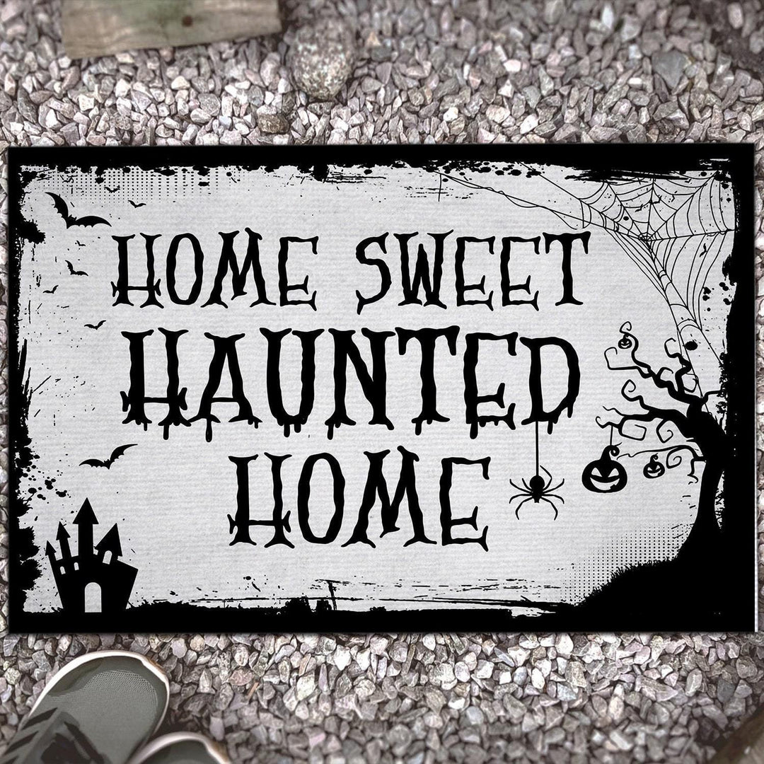 Halloween-Themed Welcome Mat